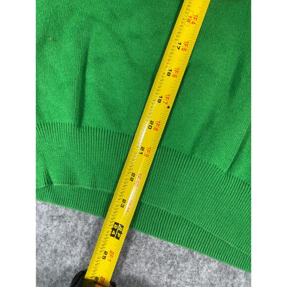 VINTAGE Polo Golf Ralph Lauren Vest Sweater Men Large Green V Neck Pullover Golf - Picture 3 of 5
